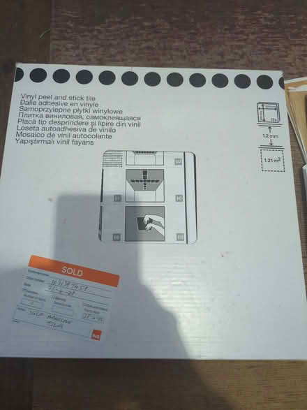 Photo of free Vinyl peel and stick floor tiles (Bare, LA4) #2