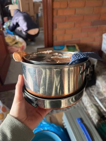 Photo of free Copper bottom pans (Stanway, CO3) #1