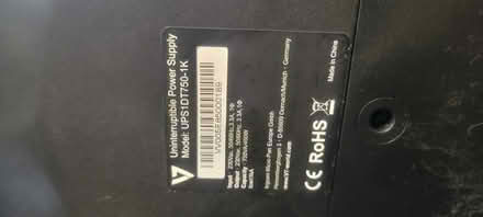 Photo of free For Repair: V7 UPS1DT750V7-1K UPS (Bagshot GU19) #2