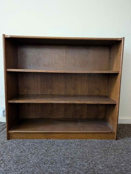 Photo of free Low bookcase with two shelves (Broadsands Paignton) #1