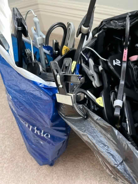 Photo of free 2 bags of clothes hangers (Manchester M20) #2