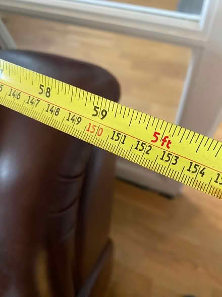 Photo of free 2 seater leather recliner sofa (Charlton SE7) #4