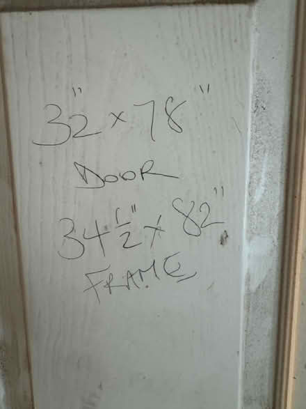 Photo of free Internal garage door and frame (Steyning) #3