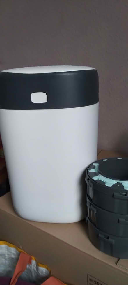 Photo of free Tommy Tippee nappy bin with refill cartridges (Brailsford DE6) #1