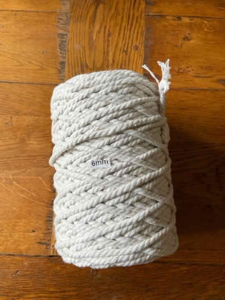 Photo of free 6mm cotton cord, unused drum (Amersham Common HP7) #1