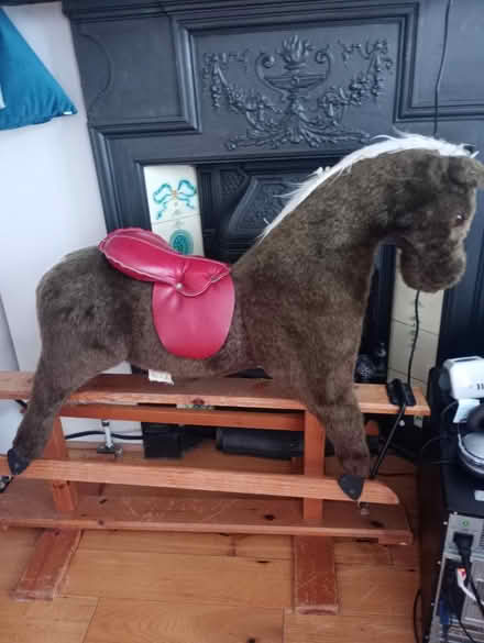 Photo of free rocking horse with a red saddle (Sydenham) #1
