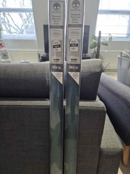 Photo of free Two green blinds (Tunbridge wells) #1