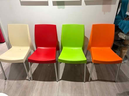 Photo of free 4 colourful chairs (Burgess Hill RH15) #1