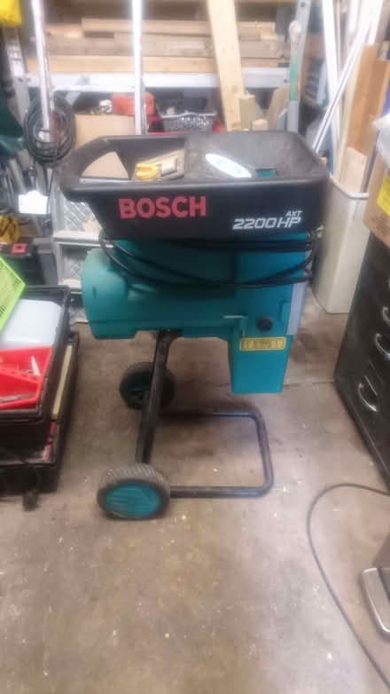 Photo of free Bosch garden shredder (West Hill TN34) #2