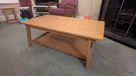 Photo of free Wooden Coffee Table (Chinley SK23) #1