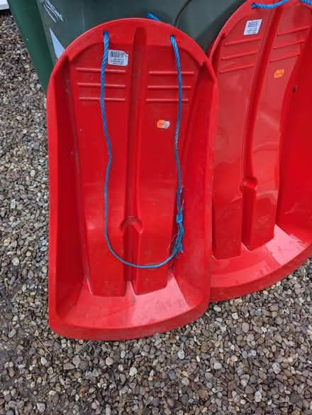 Photo of free Two plastic sleds (Blaby LE8) #3