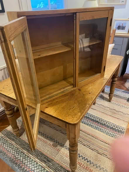 Photo of free Glass fronted wall-mounted display cabinet (Hook Norton OX15) #4