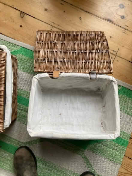 Photo of free 3 wicker baskets with lids (Seven sisters near overground) #3