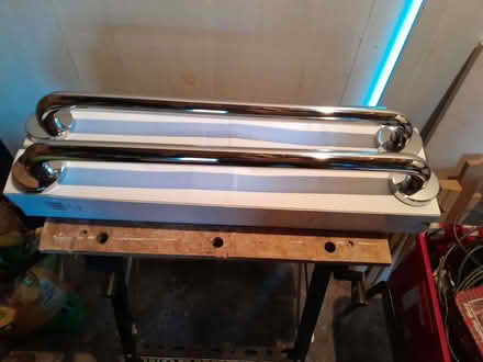 Photo of free new chrome bathroom grab rails (Dronfield S18) #1