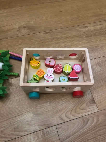 Photo of free Wooden shape sorter & stacker (Beechwood CH43) #2