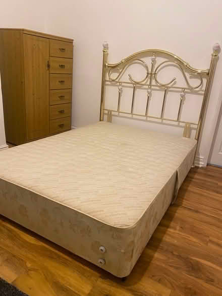 Photo of free Easy foldable double bed with wheels. (Deepdale PR1) #3