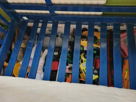 Photo of free Blue painted single bed (BR6) #4