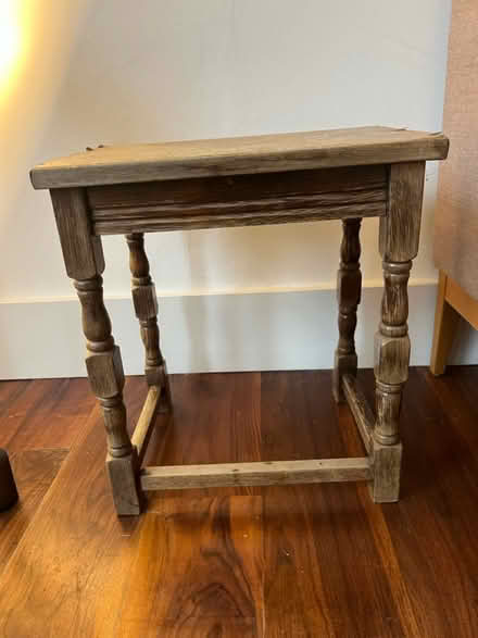Photo of free Small wooden side table (SE5) #3
