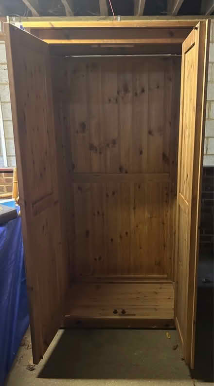 Photo of free Double pine wardrobe (West Street,Buckingham,MK18) #2