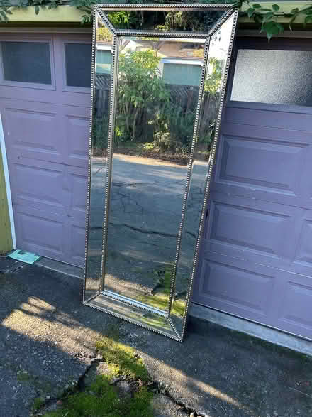 Photo of free 32x78 large heavy framed Mirror (Dimond district in Oakland) #1