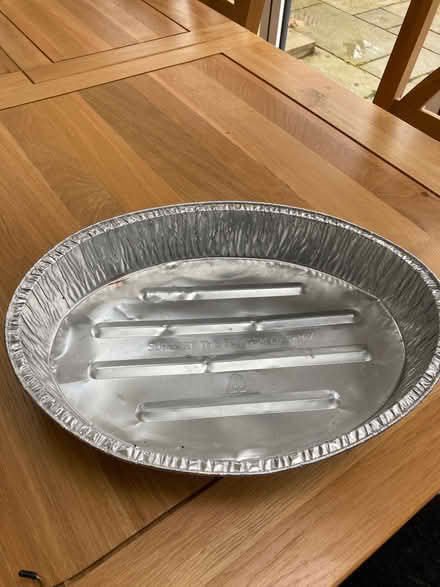 Photo of free Large foil roasting tray (Noctorum CH43) #1