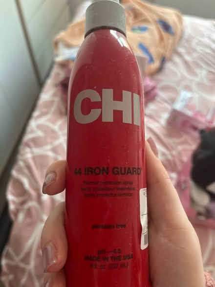 Photo of free bottle of heat protection spray (SK1, central stockport) #1