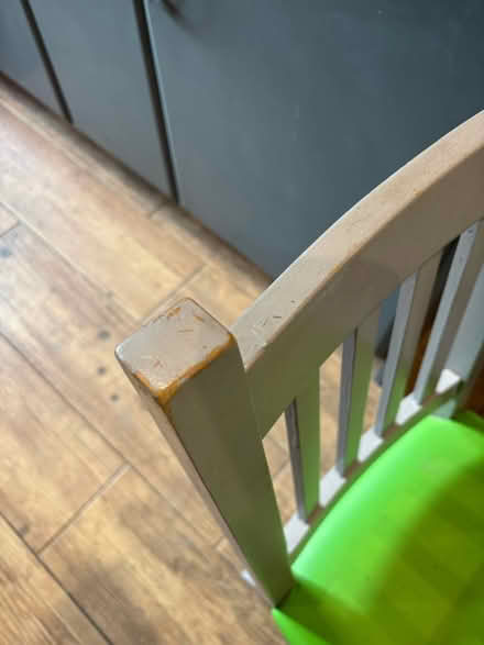 Photo of free Wooden table. Extending four chairs (Prestwich M25) #2