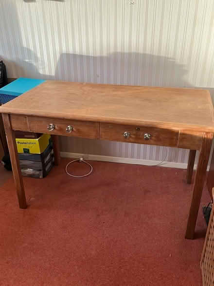 Photo of free Oak veneer/marine ply desk (Surrenden BN1) #1