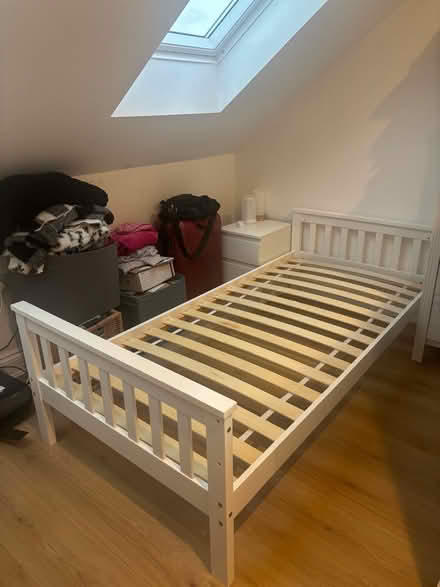Photo of free White Single Bed (Fleetville AL4) #1