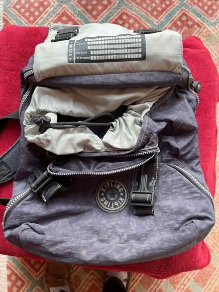 Photo of free Kipling rucksack (Easthampstead RG12) #2