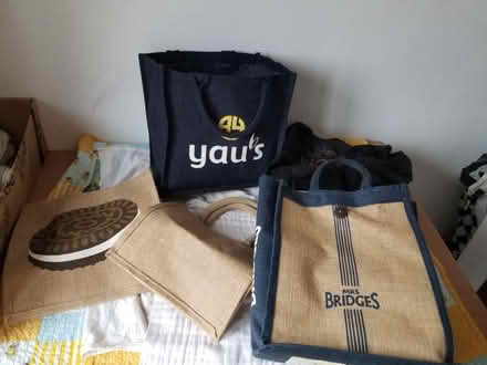 Photo of free Bundle of 5 hessian bags (Gloucester) #1