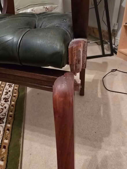 Photo of free Button Back Upholstered Armchair (Colne BB8) #2