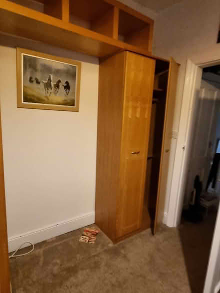 Photo of free Wood wardrobe (M25 1fl) #2