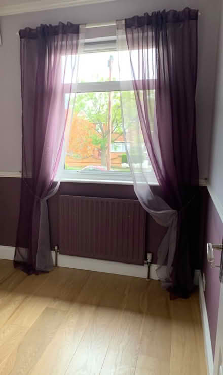 Photo of free 2 pairs (4 panels) - voile curtains (HA6, Northwood) #1