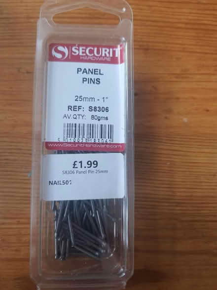 Photo of free Panel pins 25mm (N2 East Finchley) #1