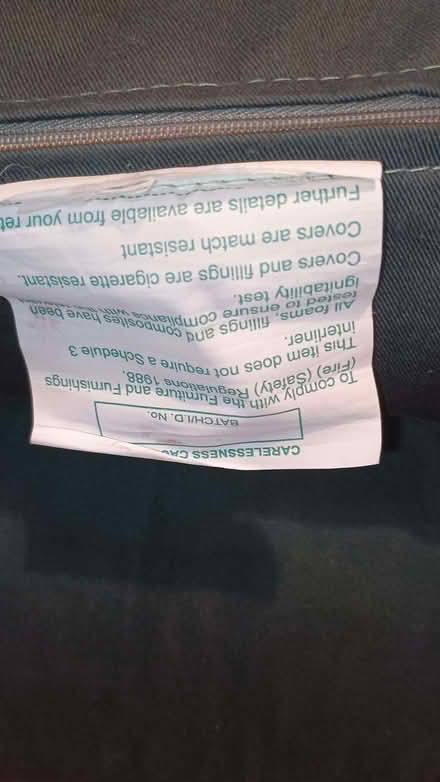 Photo of free Blue futon mattress (Bolstone HR2) #1