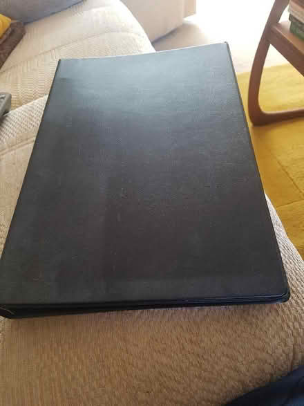 Photo of free Foolscap ring binder with inserts (Bexleyheath DA8) #1
