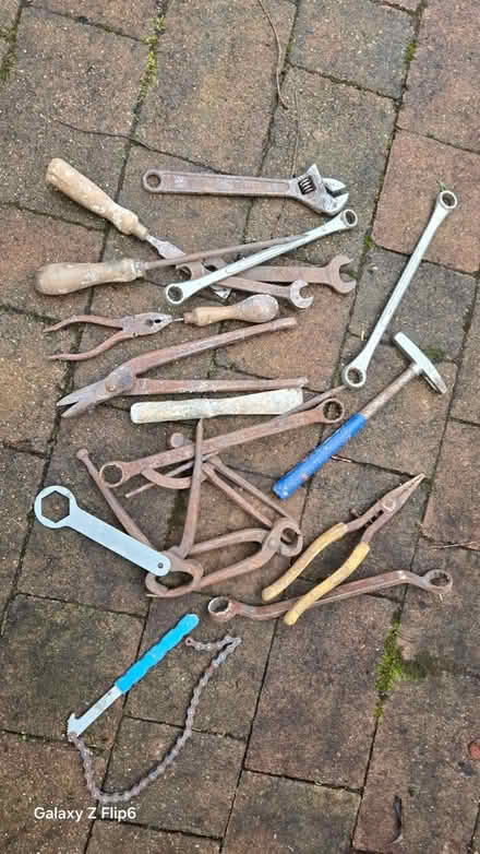 Photo of free Large box of old tools (Crawley Down RH10) #2