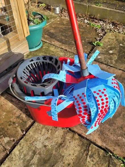 Photo of free Old mop and bucket, new mop head (Wollaton NG9) #1
