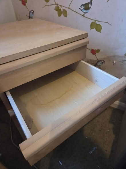 Photo of free Pine Filing Cabinet with key (Lea Industrial Estate AL5) #3