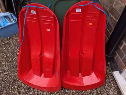 Photo of free Two plastic sleds (Blaby LE8) #1