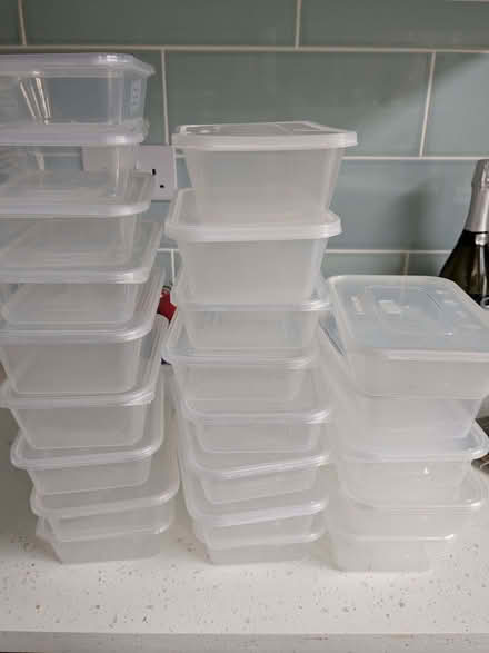 Photo of free Plastic containers with lids (Lewisham SE13) #1
