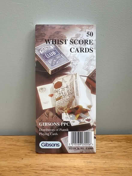 Photo of free Whist score cards (Harrogate HG2) #1