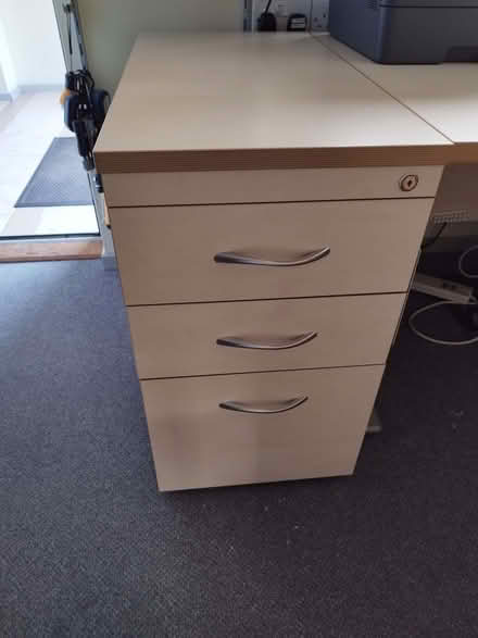 Photo of free Desk, large office type + 2 pedestals (Naunton WR8) #3