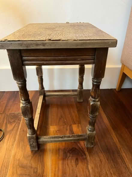 Photo of free Small wooden side table (SE5) #1