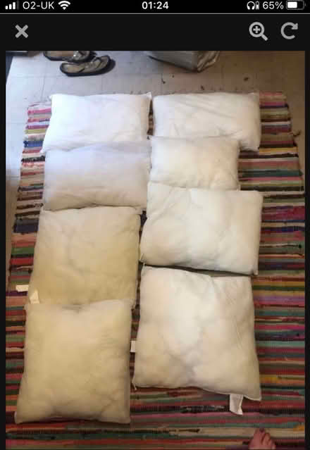 Photo of free 8 x small scatter cushion inners (Elkstone GL53) #1