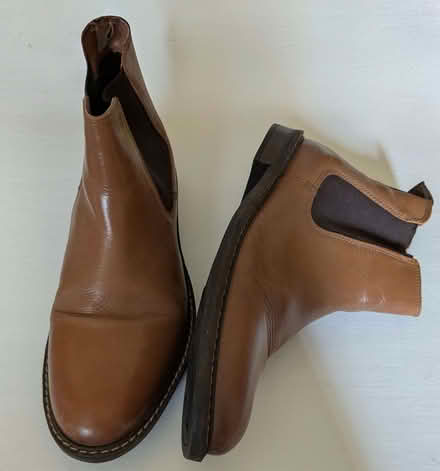 Photo of free Brown leather boots size 7 (The Highlands TN39) #1