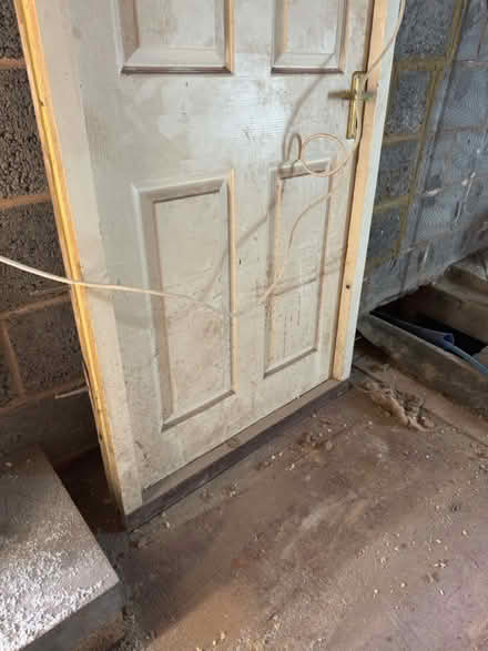 Photo of free Internal garage door and frame (Steyning) #2