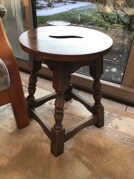 Photo of free small wooden stool (Wigston LE18) #1