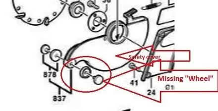 Photo of Broken BOSCH PKS 46 circular saw (Southam GL52) #1